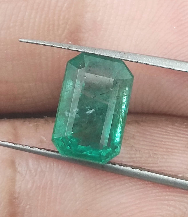 GSI Certified 3.19ct Zambian Emerald