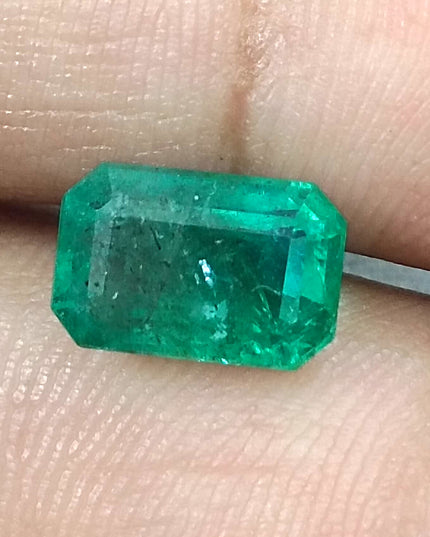 GSI Certified 3.19ct Zambian Emerald