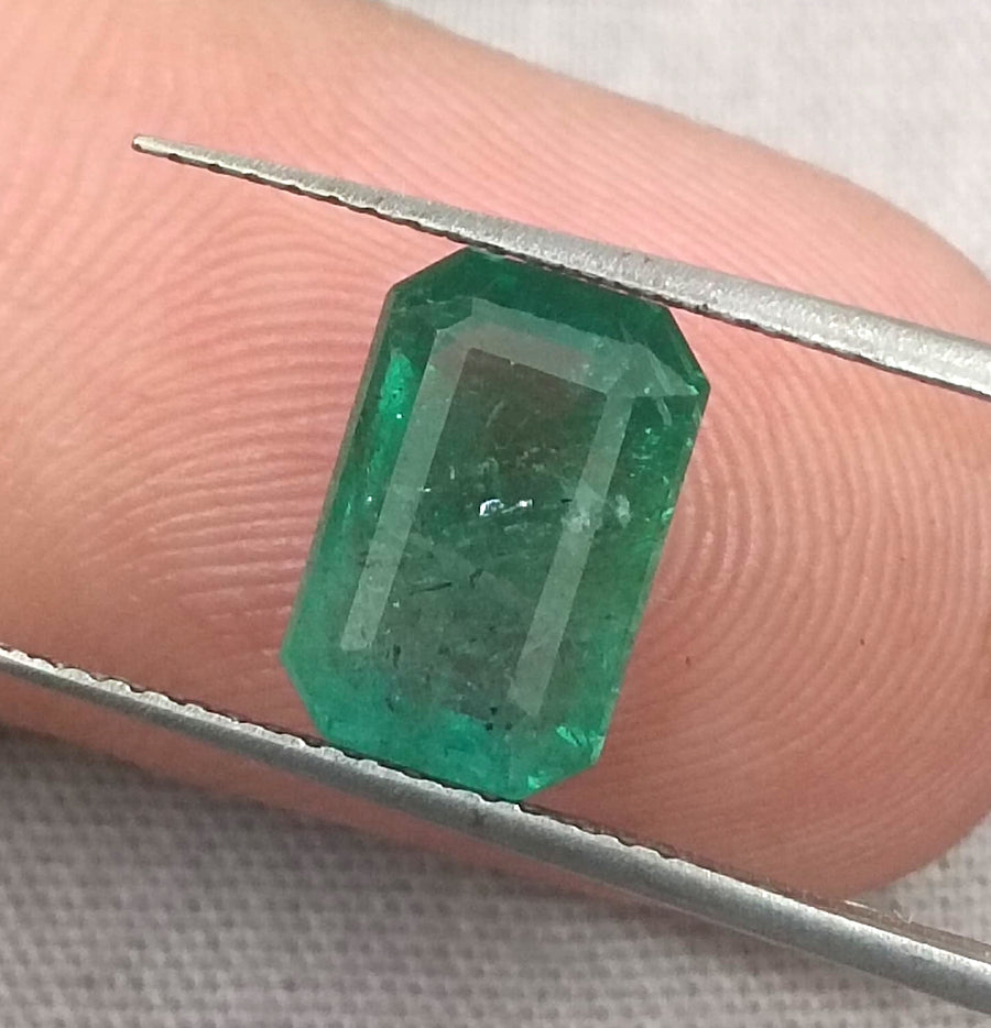 GSI Certified 3.19ct Zambian Emerald