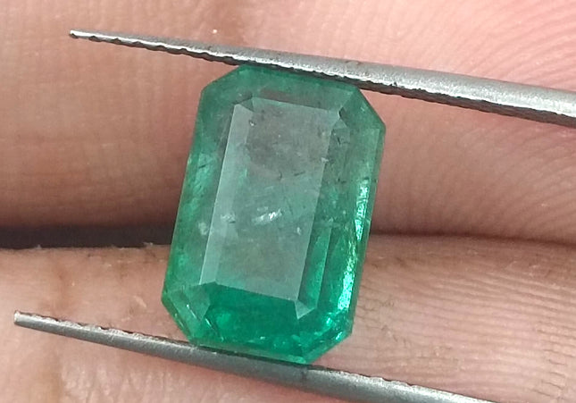 GSI Certified 3.19ct Zambian Emerald