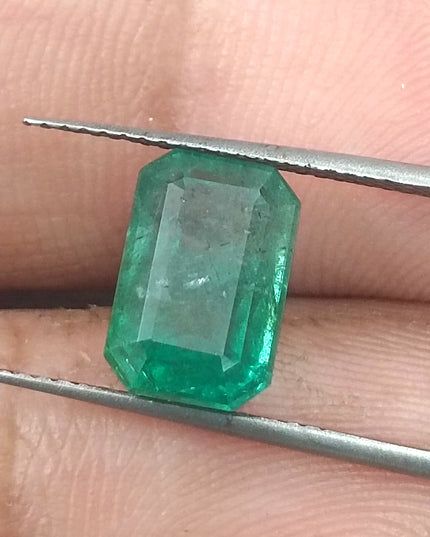 GSI Certified 3.19ct Zambian Emerald