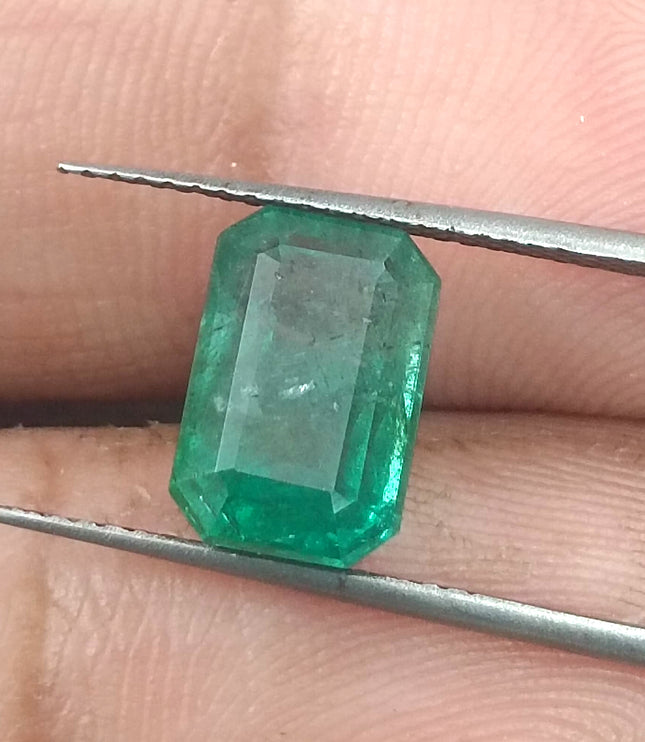 GSI Certified 3.19ct Zambian Emerald