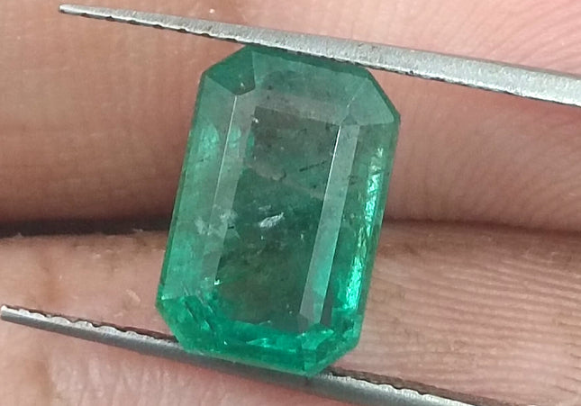 GSI Certified 3.19ct Zambian Emerald