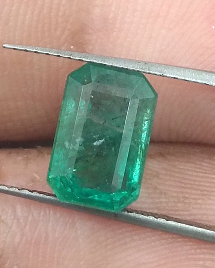 GSI Certified 3.19ct Zambian Emerald