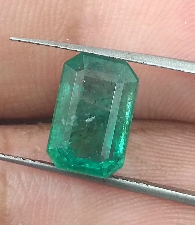 GSI Certified 3.19ct Zambian Emerald