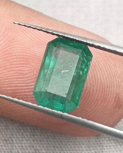 GSI Certified 3.19ct Zambian Emerald