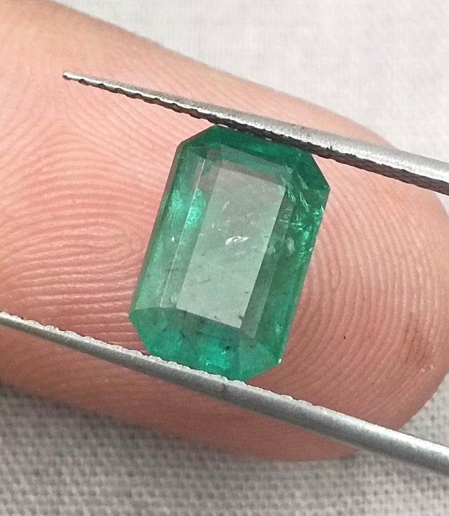 GSI Certified 3.19ct Zambian Emerald