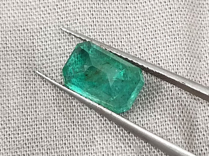 GSI Certified 3.19ct Zambian Emerald