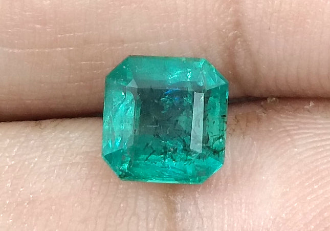 GSI Certified 2.42ct Zambian Emerald, Natural Loose Gemstone