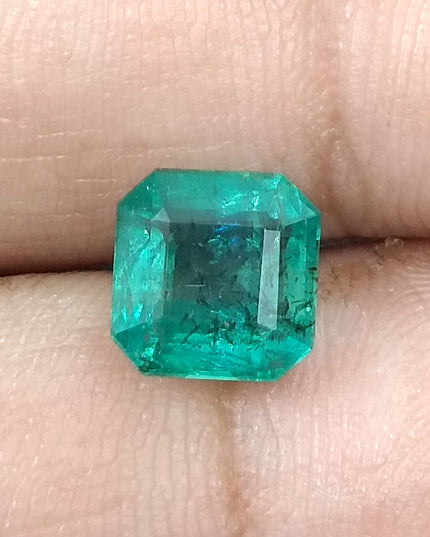GSI Certified 2.42ct Zambian Emerald, Natural Loose Gemstone