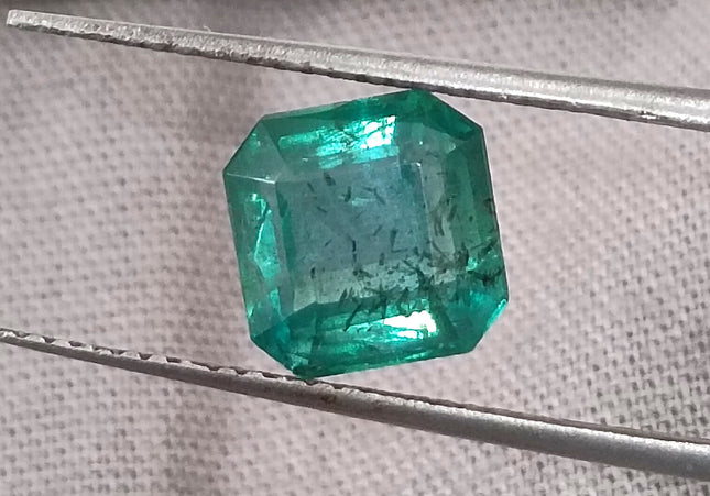 GSI Certified 2.42ct Zambian Emerald, Natural Loose Gemstone