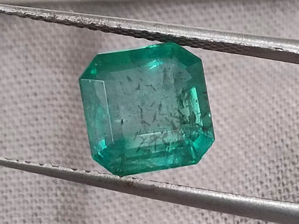 GSI Certified 2.42ct Zambian Emerald, Natural Loose Gemstone