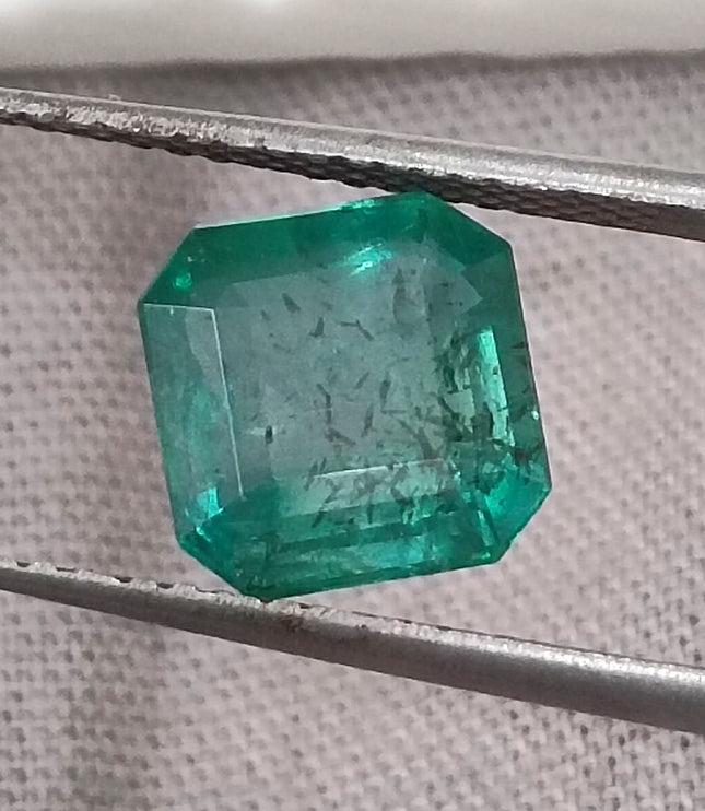 GSI Certified 2.42ct Zambian Emerald, Natural Loose Gemstone