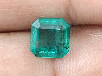 GSI Certified 2.42ct Zambian Emerald, Natural Loose Gemstone