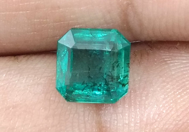 GSI Certified 2.42ct Zambian Emerald, Natural Loose Gemstone