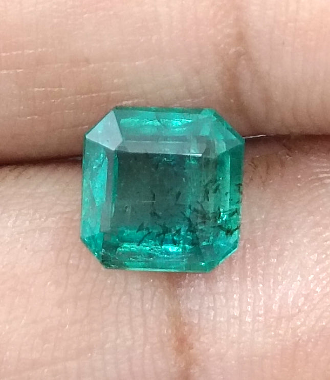 GSI Certified 2.42ct Zambian Emerald, Natural Loose Gemstone