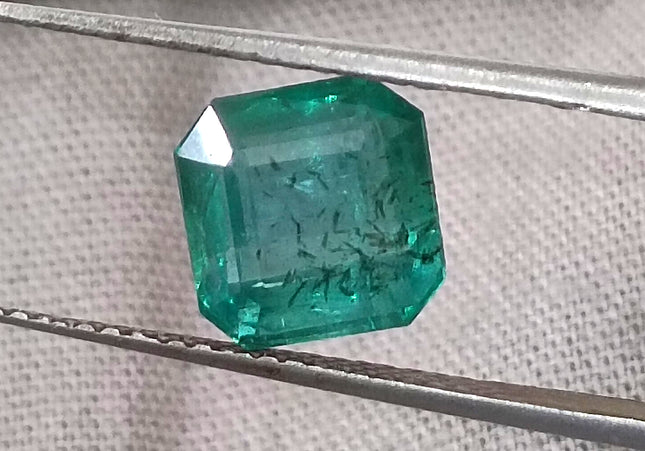 GSI Certified 2.42ct Zambian Emerald, Natural Loose Gemstone