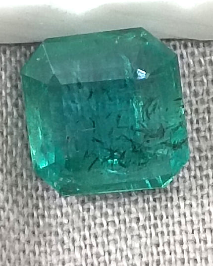 GSI Certified 2.42ct Zambian Emerald, Natural Loose Gemstone