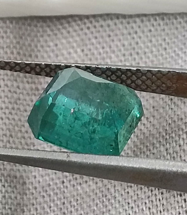 GSI Certified 2.42ct Zambian Emerald, Natural Loose Gemstone
