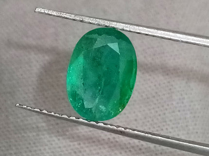 GSI Certified 1.69ct Medium Deep Green Emerald.