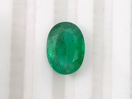 GSI Certified 1.69ct Medium Deep Green Emerald.