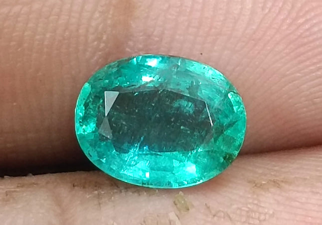 GSI Certified 2.13ct Zambian Emerald