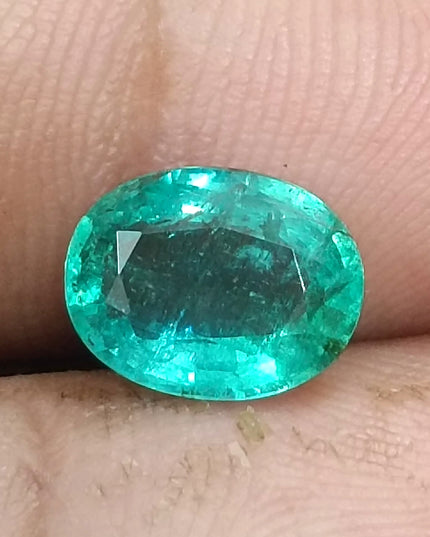 GSI Certified 2.13ct Zambian Emerald