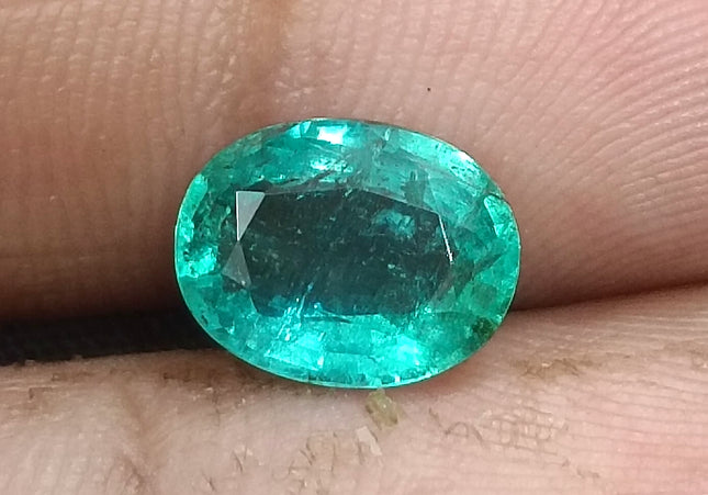 GSI Certified 2.13ct Zambian Emerald