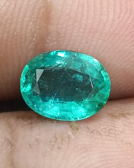 GSI Certified 2.13ct Zambian Emerald