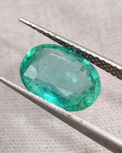 GSI Certified 2.13ct Zambian Emerald