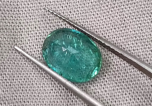 GSI Certified 2.13ct Zambian Emerald