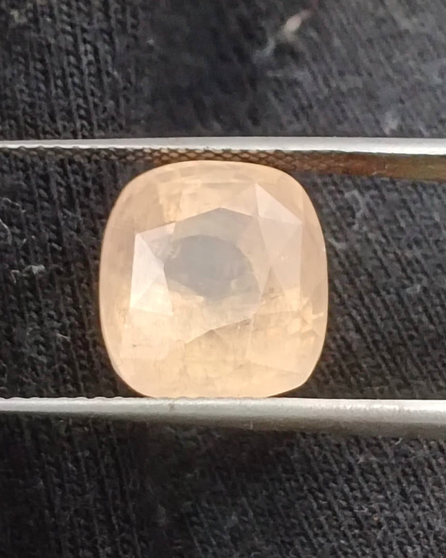 AGRL Certified 8.41ct Padparadscha Sapphire, Natural Untreated Gemstone