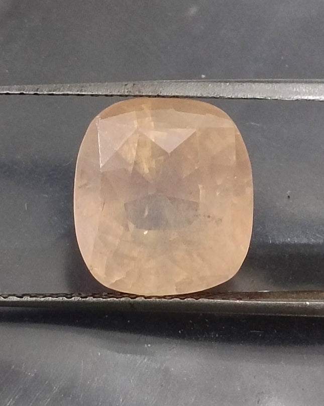 AGRL Certified 8.41ct Padparadscha Sapphire, Natural Untreated Gemstone