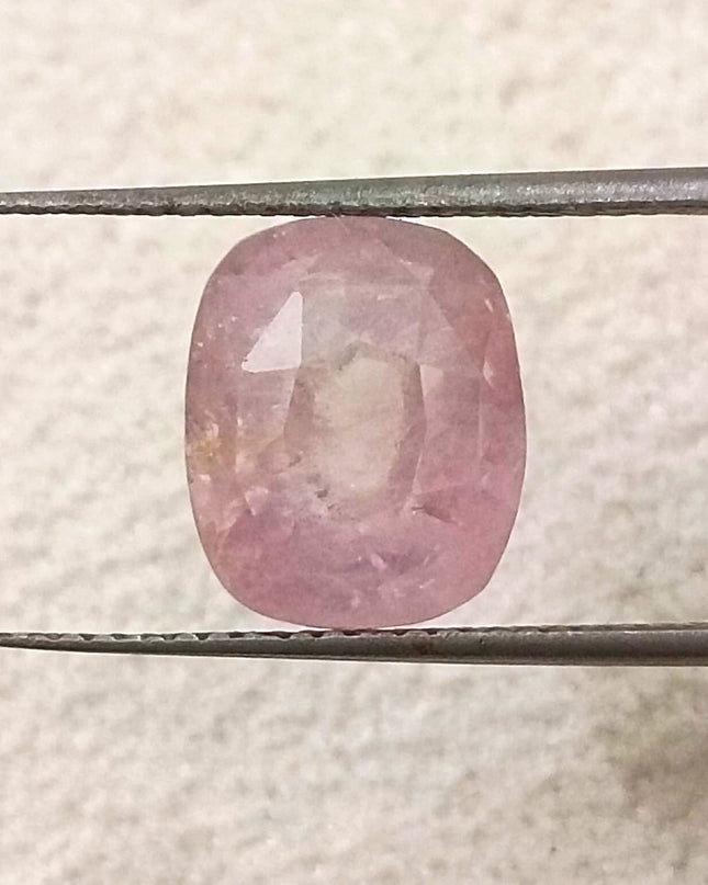 AGRL Certified 6.48ct Ceylon Padparadscha Sapphire, Natural untreated Gemstonr