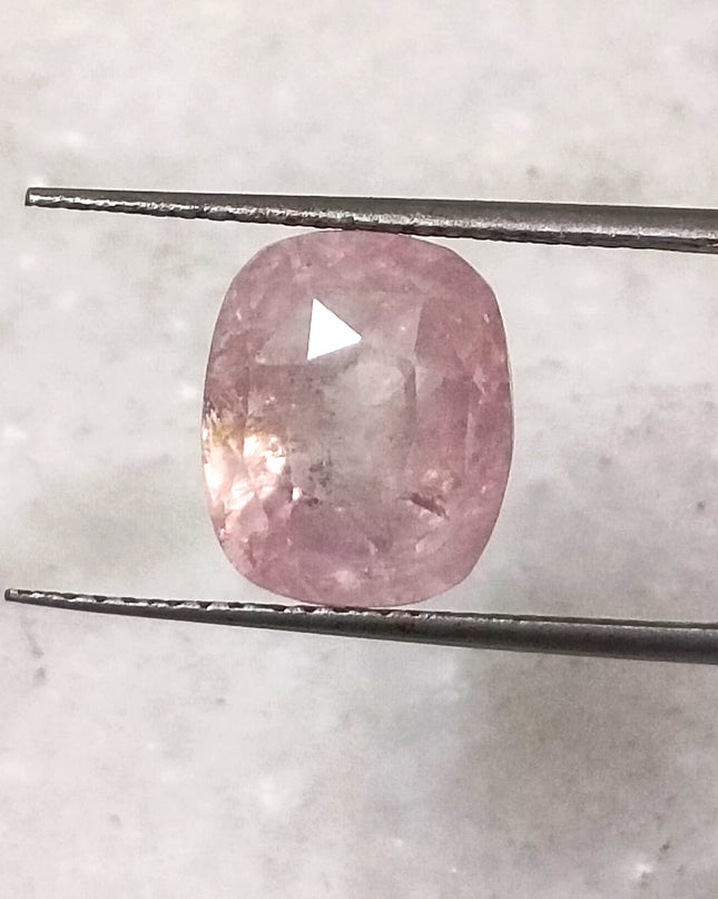 AGRL Certified 6.48ct Ceylon Padparadscha Sapphire, Natural untreated Gemstonr