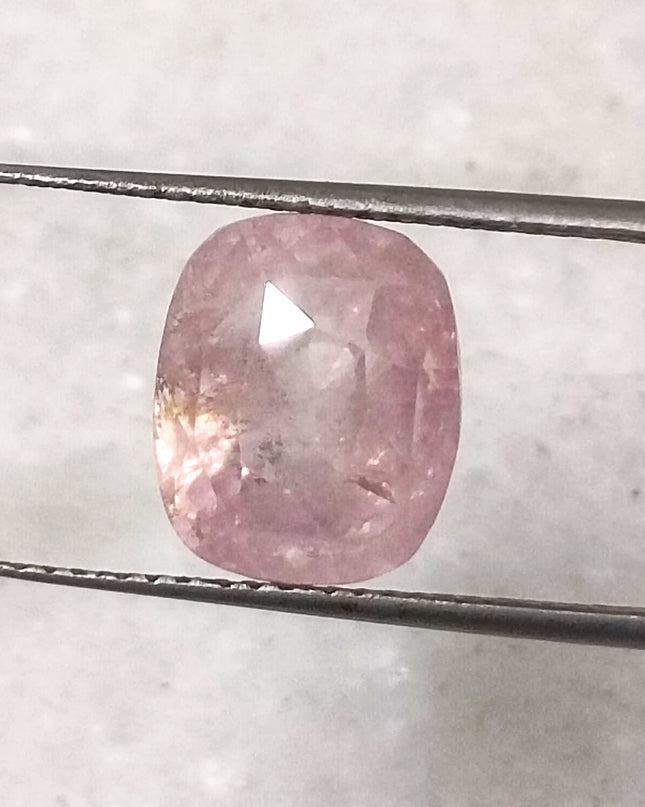 AGRL Certified 6.48ct Ceylon Padparadscha Sapphire, Natural untreated Gemstonr