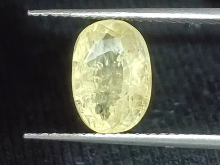 Yellow Sapphire 2.88ct Certified Unheated Natural Untreated Gemstone