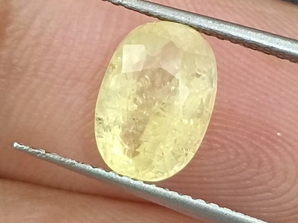 Yellow Sapphire 2.88ct Certified Unheated Natural Untreated Gemstone