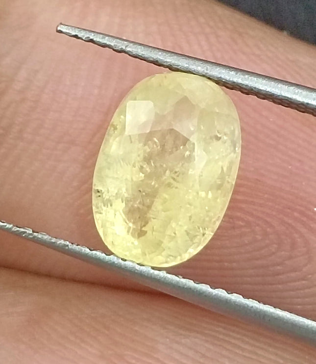 Yellow Sapphire 2.88ct Certified Unheated Natural Untreated Gemstone