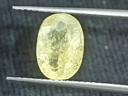 Yellow Sapphire 2.88ct Certified Unheated Natural Untreated Gemstone