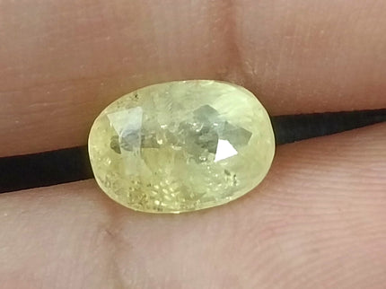 Yellow Sapphire 2.88ct Certified Unheated Natural Untreated Gemstone
