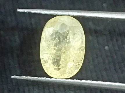 Yellow Sapphire 2.88ct Certified Unheated Natural Untreated Gemstone