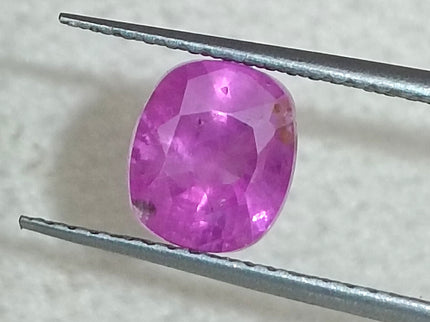 Pink Sapphire 1.81ct Certified Natural Untreated Gemstone