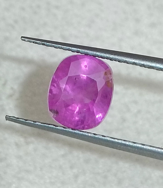 Pink Sapphire 1.81ct Certified Natural Untreated Gemstone
