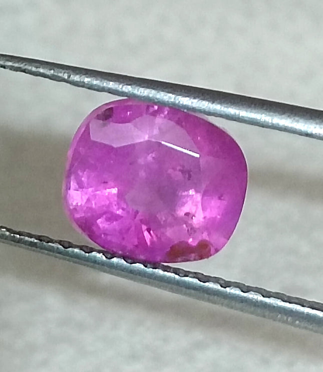 Pink Sapphire 1.81ct Certified Natural Untreated Gemstone