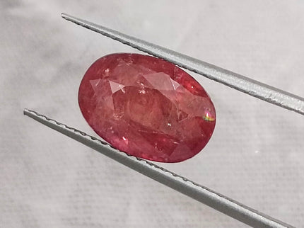 Burmese Ruby 3.48ct IGI Certified Natural Untreated Blood Red Oval Cut Loose Gemstone