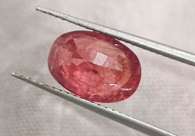 3.48ct IGI Certified  Blood Red Burmese Ruby, Natural Untreated Gemstone