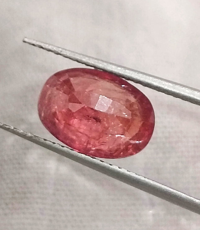 Burmese Ruby 3.48ct IGI Certified Natural Untreated Blood Red Oval Cut Loose Gemstone