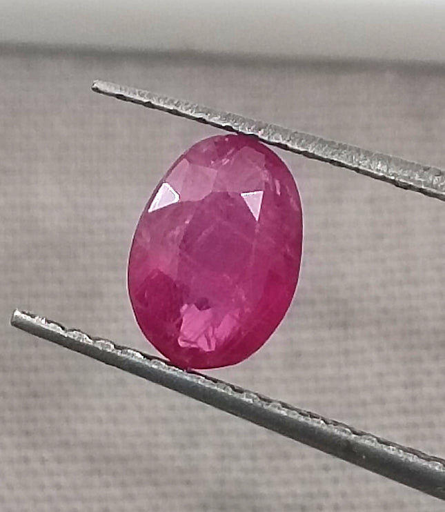 Mozambique Ruby 0.87ct Certified Natural Untreated Gemstone