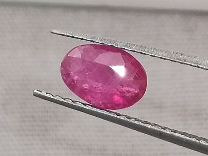 Mozambique Ruby 0.87ct Certified Natural Untreated Gemstone